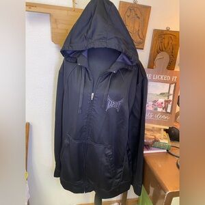 Tapout Men's Black Full-Zip Hoodie Jacket